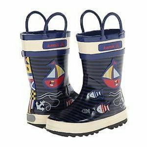 🆕KAMIK "AHOY" BOY'S RAIN BOOTS SIZE 1 NWOB🆕